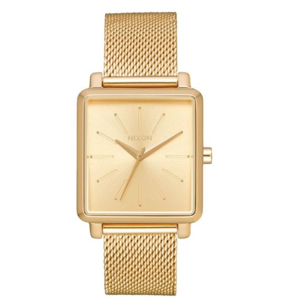 Nixon K- Squared Milanese 35mm All Gold